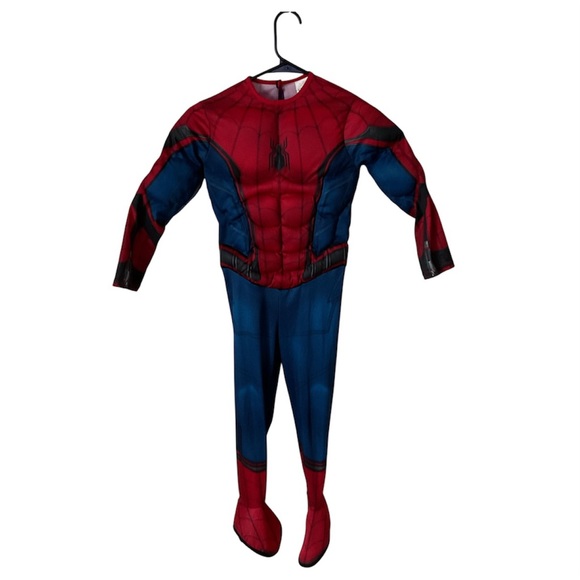 Marvel Spider Man Homecoming Muscle Chest Halloween Costume Size M 8/10 NO MASK - Picture 1 of 6